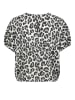 Sublevel Bluse in Weiß/ Schwarz