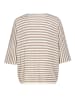 Sublevel Pullover in Braun/ Weiß