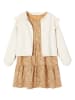 vertbaudet 2tlg. Outfit in Creme/ Hellbraun