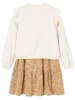 vertbaudet 2tlg. Outfit in Creme/ Hellbraun