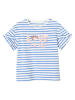 vertbaudet Shirt in Weiß/ Blau