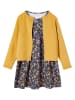 vertbaudet 2tlg. Outfit in Gelb/ Dunkelblau