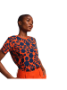 Regatta Shirt ''Orla'' in Orange/ Dunkelblau