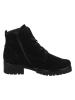 Gabor Comfort Leder-Stiefeletten in Schwarz