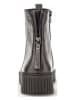 Gabor Leder-Stiefeletten in Anthrazit