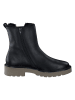 Paul Green Leder-Boots in Schwarz