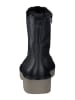 Paul Green Leder-Boots in Schwarz