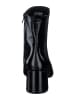 Paul Green Leder-Stiefeletten in Schwarz