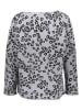 Juvia Sweatshirt in Hellblau/ Schwarz