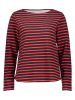 Juvia Longsleeve in Dunkelblau/ Rot