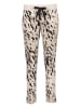 Juvia Pyjama-Hose in Beige/ Schwarz