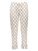 Juvia Pyjama-Hose in Creme/ Taupe
