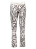 Juvia Pyjama-Hose in Creme/ Grau