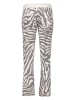 Juvia Pyjama-Hose in Creme/ Grau