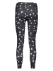 Juvia Leggings in Dunkelblau/ Weiß