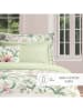 maison héritage PARIS Satin-Bettwäsche-Set "Fleurs De La Forêt" in Grün/ Rosa/ Lila