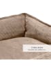 maison héritage PARIS Hundebett in Taupe - (L)90 x (B)70 cm