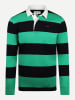 McGregor Pololongsleeve groen/zwart