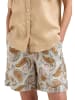 FYNCH-HATTON Leinen-Shorts in Salbei