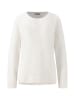 FYNCH-HATTON Leinen-Pullover in Weiß
