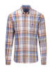FYNCH-HATTON Hemd - Regular fit - in Hellbraun/ Hellblau