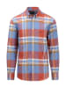 FYNCH-HATTON Hemd - Regular fit - in Hellblau/ Rot
