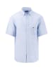 FYNCH-HATTON Leinen-Hemd - Regular fit - in Hellblau