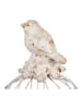 Clayre & Eef Dekoobjekt "Vogel" in Weiß - (H)44 x Ø 20 cm