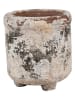Clayre & Eef 2er-Set: Blumentöpfe in Beige - (H)10 x Ø 9 cm