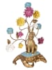 Clayre & Eef Kerzenständer in Gold/ Bunt - (B)30 x (H)37 x (T)16 cm