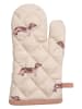 Clayre & Eef Ofenhandschuh in Beige - (B)12 x (H)21 cm