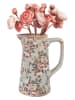 Clayre & Eef Dekokanne in Hellgrau/ Rosa - (B)16 x (H)20 x (T)11 cm