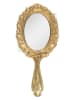 Clayre & Eef Handspiegel in Gold - (B)13 x (H)27 cm