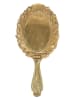 Clayre & Eef Handspiegel in Gold - (B)13 x (H)27 cm