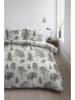 Ambiante Flanellen beddengoedset "Landscape" beige/grijs