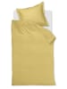 Ambiante Satin-Bettwäsche-Set ''Uni'' in Gelb