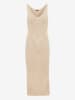 Mexx Gebreide jurk beige