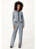 Mexx Broek donkerblauw/wit