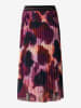 Mexx Plissérok auberginekleurig/lichtroze