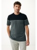 Mexx Shirt - Regular fit - in Dunkelgrün/ Schwarz