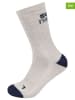 super.natural 2-delige set: functionele sokken "Cosy" wit/donkerblauw