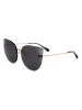 Ana Hickmann Damen-Sonnenbrille in Schwarz/ Gold