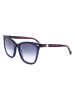 Carolina Herrera Damen-Sonnenbrille in Blau/ Lila