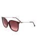 Carolina Herrera Damen-Sonnenbrille in Braun/ Bordeaux/ Silber