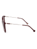 Carolina Herrera Damen-Sonnenbrille in Braun/ Bordeaux/ Silber