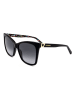 Moschino Damskie okulary przeciwsłoneczne w kolorze czarnym