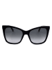 Moschino Damskie okulary przeciwsłoneczne w kolorze czarnym