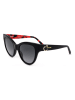 Moschino Damskie okulary przeciwsłoneczne w kolorze czarnym