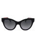 Moschino Damskie okulary przeciwsłoneczne w kolorze czarnym