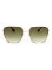 Moschino Dameszonnebril groen/goudkleurig